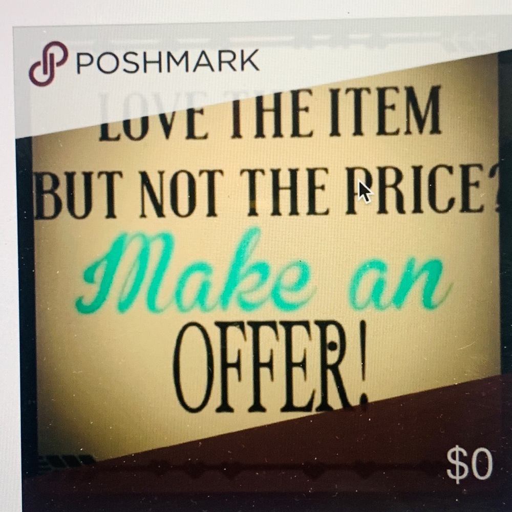 We Accept All Offers on any Item